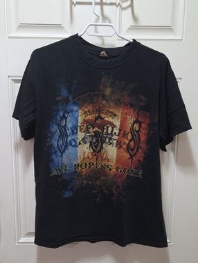 Men's 2009 Black Slipknot 'Iowa' Graphic Tee